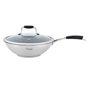 Chảo inox lòng sâu cao cấp CANZY CZ Wok 28